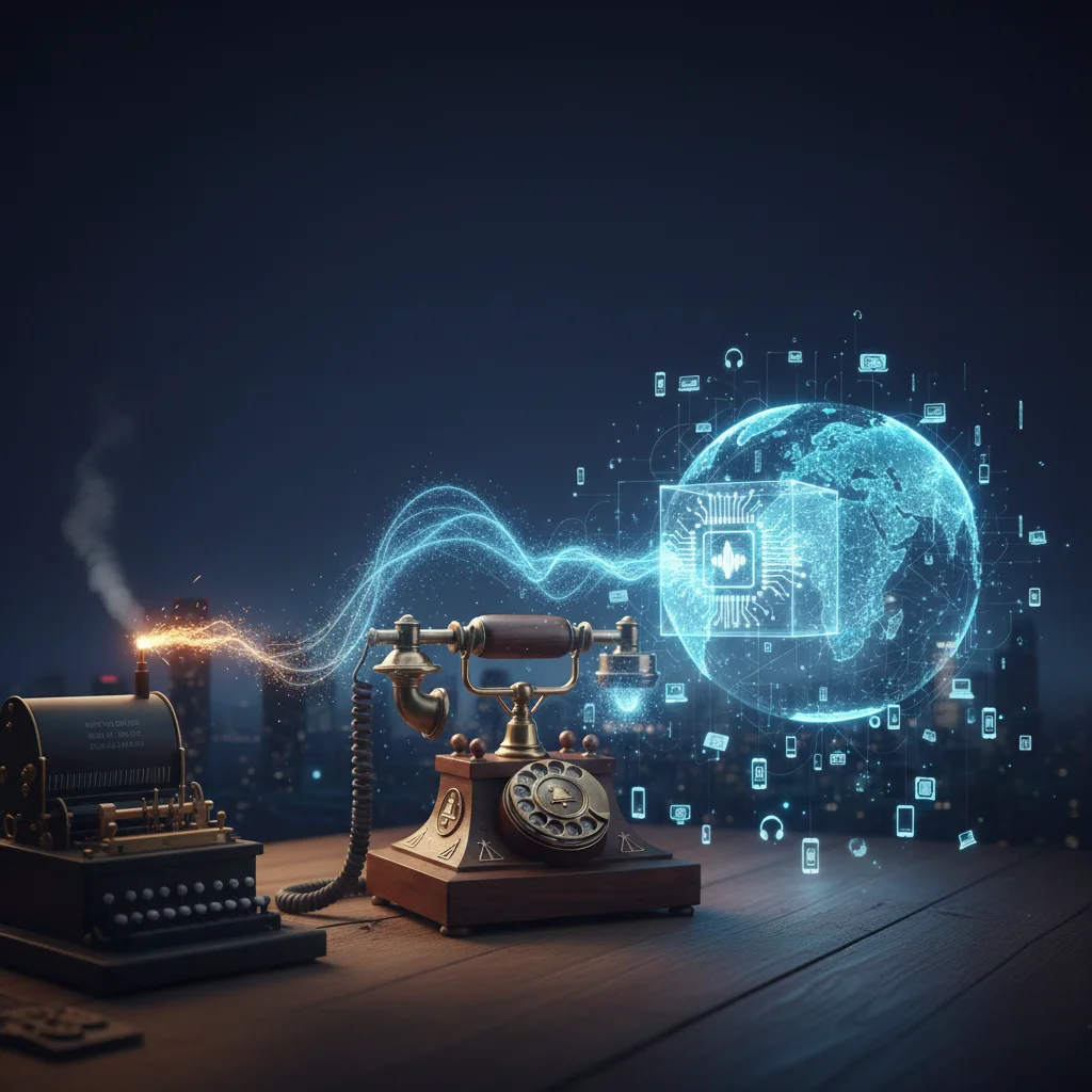 از تلگراف تا تلفن ابری؛ سفر در زمان با تاریخچه VOIP شگفت‌انگیز انتقال صدا